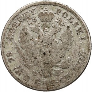 Royaume du Congrès, Alexandre Ier, 1 zloty 1825 IB, Varsovie