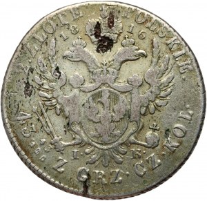 Royaume du Congrès, Alexandre Ier, 2 zloty 1816 IB, Varsovie