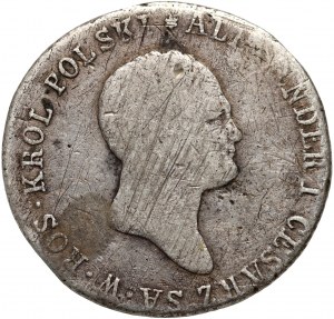 Royaume du Congrès, Alexandre Ier, 2 zloty 1817 IB, Varsovie
