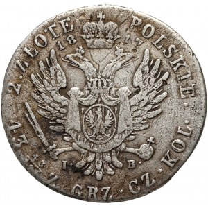 Kongresové království, Alexander I, 2 zloty 1817 IB, Varšava