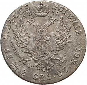 Regno del Congresso, Alessandro I, 2 zloty 1818 IB, Varsavia