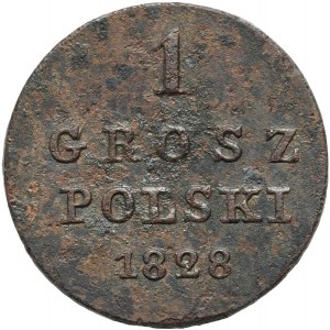 Kongresové království, Mikuláš I., 1 grosz 1828 FH, Varšava