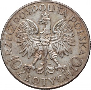 II RP, 10 Zloty 1933, Warschau, Jan III Sobieski