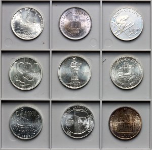 San Marino, 1000 lire - set di 9 pezzi