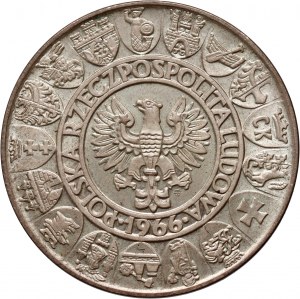 Volksrepublik Polen, 100 Zloty 1966, Mieszko und Dąbrówka