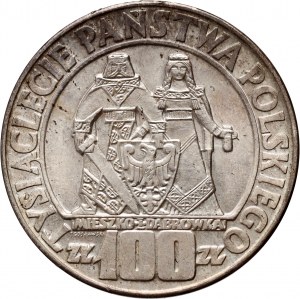 Repubblica Popolare di Polonia, 100 zloty 1966, Mieszko e Dąbrówka