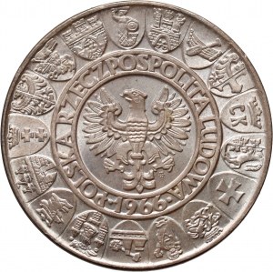 Volksrepublik Polen, 100 Zloty 1966, Mieszko und Dąbrówka