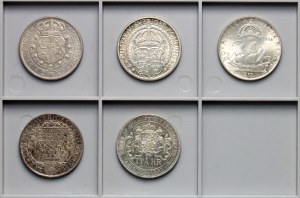 Sweden, 2 crowns-set of 5 pieces