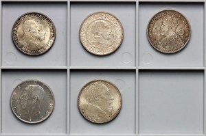 Sweden, 2 crowns-set of 5 pieces