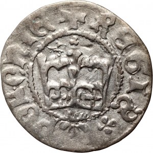 Kazimierz IV Jagiellończyk 1446-1492, halber Pfennig ohne Datum, Krakau