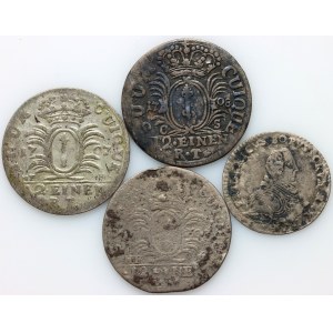 Germany, Prussia, set of 4 coins, 18th century