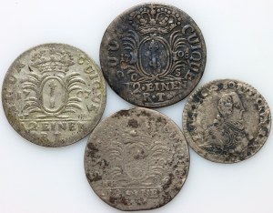Německo, Prusko, sada 4 mincí, 18. století