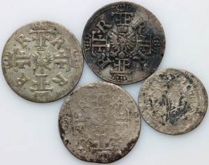 Deutschland, Preußen, Satz von 4 Münzen, 18. Jahrhundert