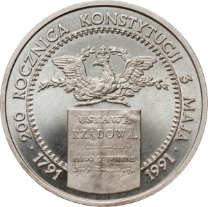 Troisième République, 200 000 zl 1991, 200e anniversaire de la Constitution du 3 mai