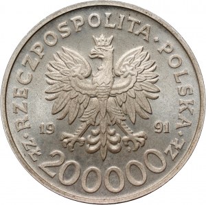 III RP, 200000 złotych 1991, 200. Rocznica Konstytucji 3 Maja