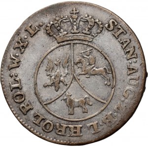 Stanisław August Poniatowski, 10 groszy miedziane 1788 EB, Warszawa