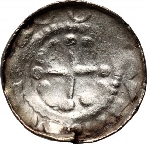 Germania, Sassonia, X/XI secolo, denario a croce