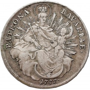 Germany, Bavaria, Maximilian III Josef, Thaler 1775, Monachium