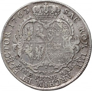 August III, thaler 1763 FWôF, Drážďany