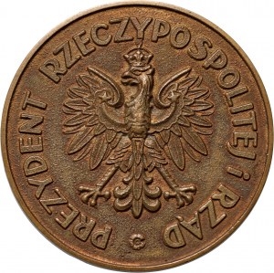 République populaire de Pologne, médaille de 1966, en commémoration du 1000e anniversaire de la fondation de l'État polonais, Londres