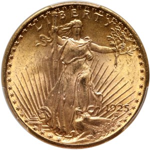 Stany Zjednoczone Ameryki, 20 dolarów 1925, Filadelfia, St. Gaudens