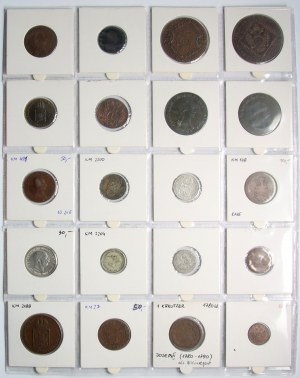 Österreich, Satz von 20 Münzen