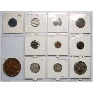 Germania, Italia, Giappone, Danimarca, Russia; serie di 11 monete