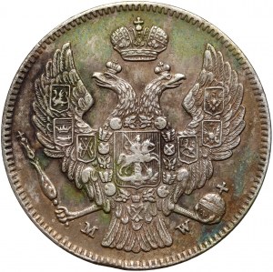 Russian partition, Nicholas I, 30 kopecks = 2 zlotys 1835 MW, Warsaw