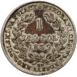Królestwo Kongresowe, Mikołaj I, 1 złoty 1832 KG, Warszawa - mała głowa
