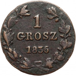 Ruské rozdelenie, Mikuláš I., penny 1836 MW, Varšava