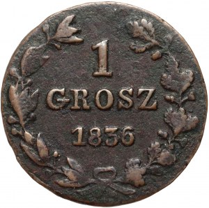 Ruské rozdělení, Mikuláš I., penny 1836 MW, Varšava