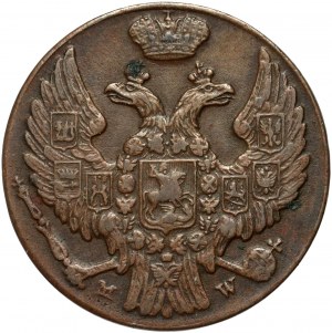 Royaume du Congrès, Nicolas Ier, 1 penny 1839 MW, Varsovie - petits chiffres dans la date