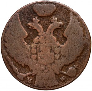 Royaume du Congrès, Nicolas Ier, 1 penny 1839 MW, Varsovie - points après la date et après GROSZ
