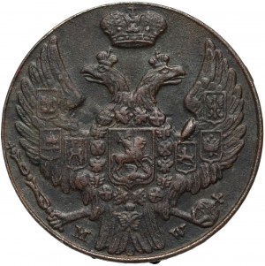 Kongresové kráľovstvo, Mikuláš I., 1 penny 1840 MW, Varšava - malé číslice v dátume