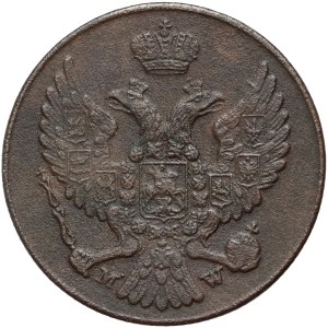 Partition russe, Nicolas Ier, 3 pennies 1840 MW, Varsovie - forme différente du numéro 4