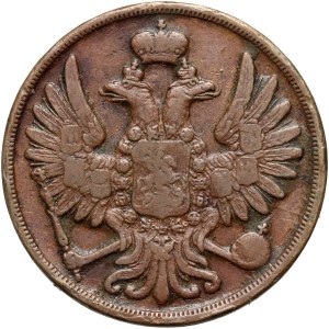 Russian partition, Nicholas I, 2 kopecks 1855 BM, Warsaw