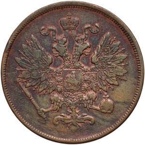 Russische Teilung, Alexander II, 2 Kopeken 1863 BM, Warschau