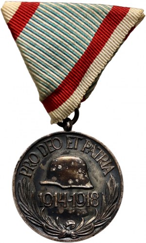 Ungheria, Medaglia commemorativa della guerra 1914-1918, versione militare