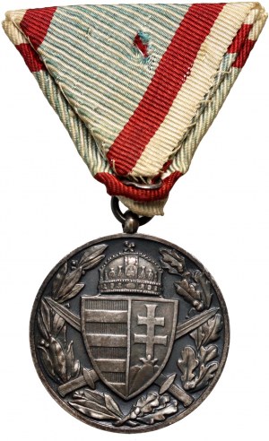 Węgry, Medal Pamiątkowy Wojny 1914-1918, wersja dla wojskowych