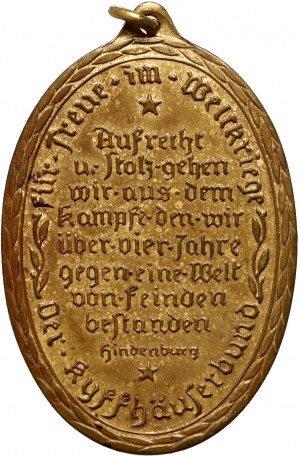 Deutschland, Weimarer Republik, Kyffhäuser-Gedenkmedaille