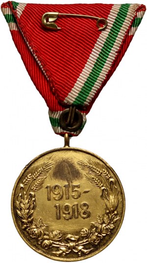 Bulgarie, Boris III, médaille commémorative de la Première Guerre mondiale 1915-1918