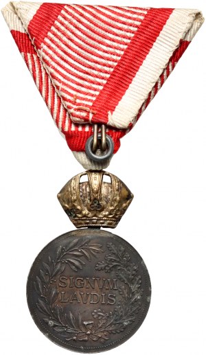 Autriche-Hongrie, Médaille Signum Lavdis avec couronne