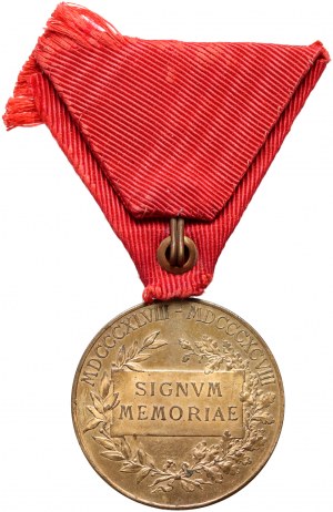 Rakúsko-Uhorsko, jubilejná medaila Signum Memoriae, vojenská