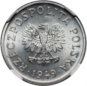 PRL, 50 groszy 1949, aluminium