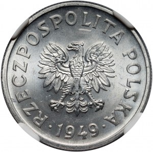 PRL, 50 groszy 1949, alluminio