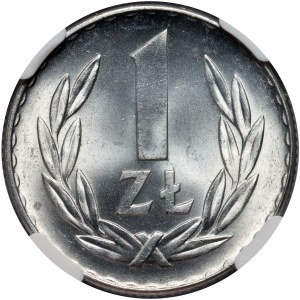 PRL, 1 złoty 1949, aluminium