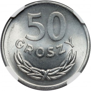 PRL, 50 groszy 1949, aluminium