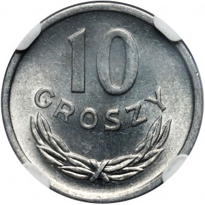 PRL, 10 groszy 1949, aluminium