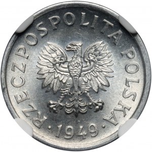 PRL, 10 groszy 1949, aluminum