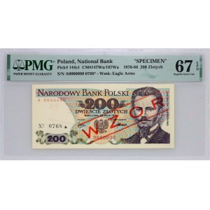 PRL, 200 zlotys 25.05.1976, MODEL, n° 0768, série A